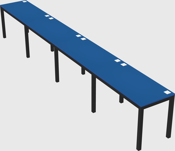 Rectangular desk