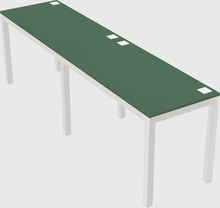 Rectangular desk