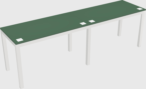 Rectangular desk