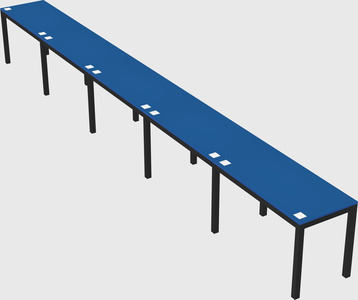 Rectangular desk
