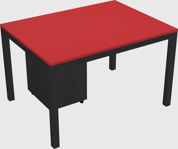 Rectangular desk
