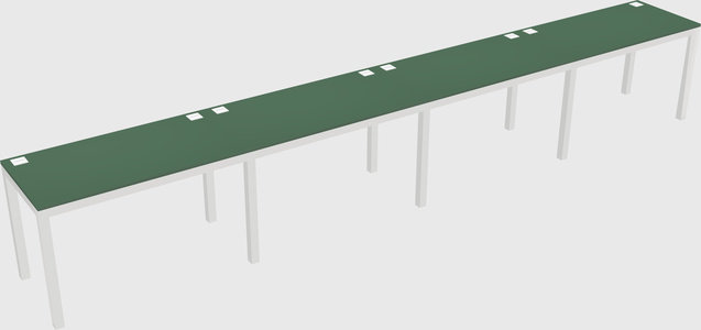 Rectangular desk