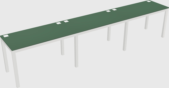 Rectangular desk