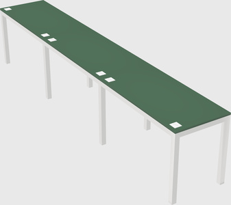 Rectangular desk
