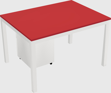 Rectangular desk