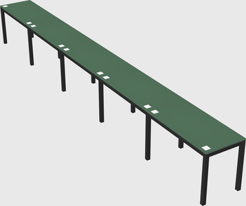 Rectangular desk