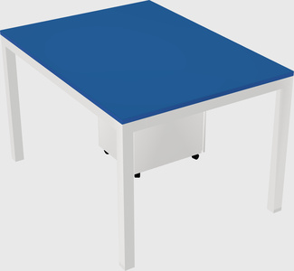 Rectangular desk