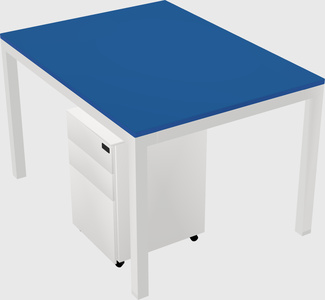 Rectangular desk