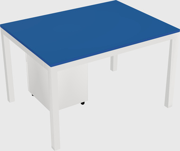 Rectangular desk