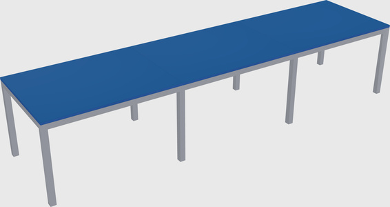 Rectangular desk