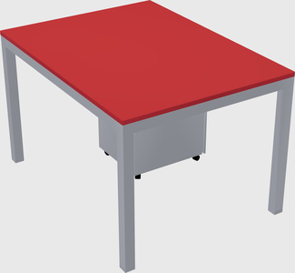 Rectangular desk