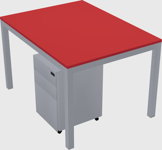 Rectangular desk