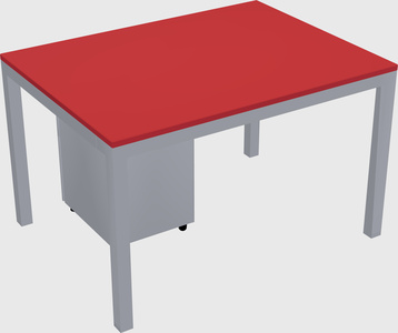 Rectangular desk