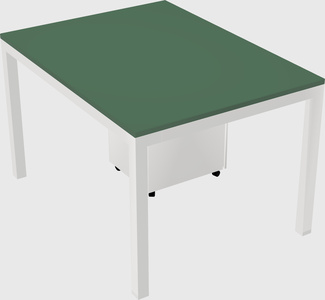 Rectangular desk