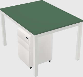 Rectangular desk