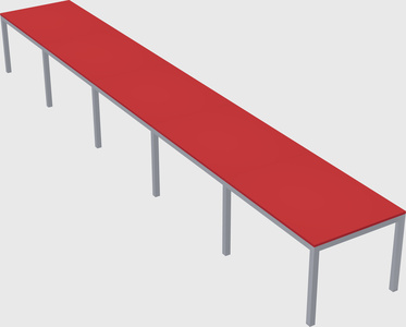 Rectangular desk