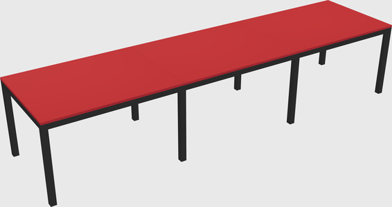 Rectangular desk