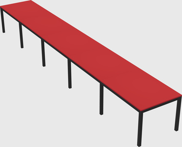 Rectangular desk