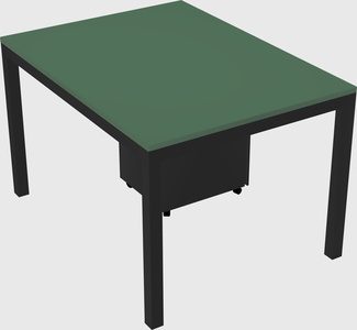 Rectangular desk