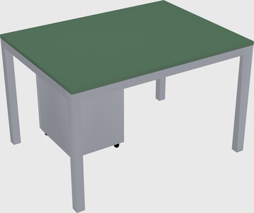 Rectangular desk