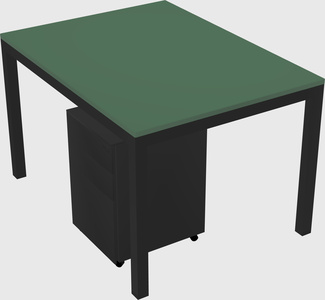 Rectangular desk
