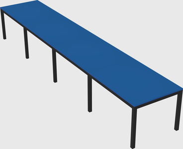 Rectangular desk