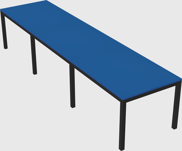 Rectangular desk