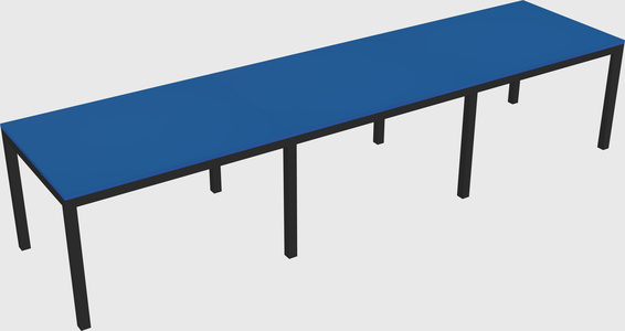 Rectangular desk