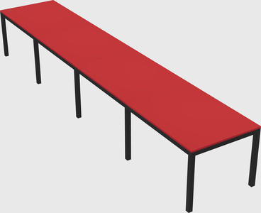 Rectangular desk