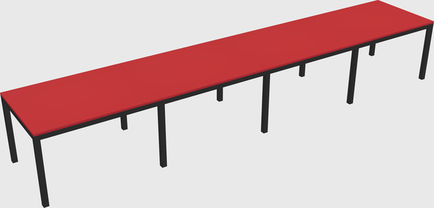 Rectangular desk