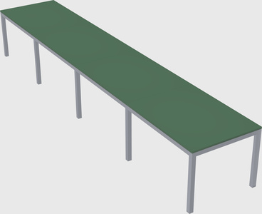 Rectangular desk