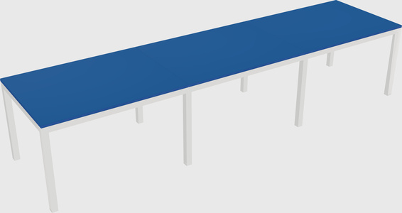 Rectangular desk