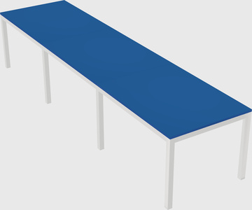 Rectangular desk
