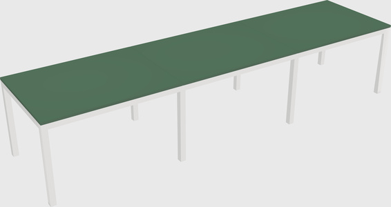 Rectangular desk