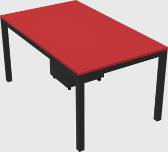 Rectangular desk