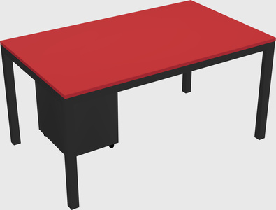 Rectangular desk