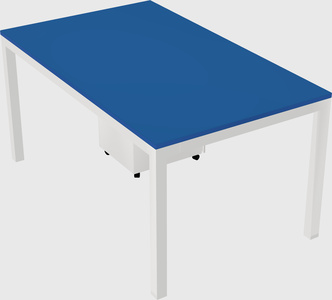 Rectangular desk