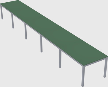 Rectangular desk