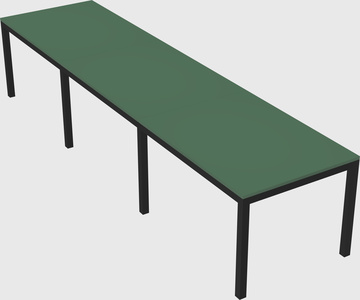 Rectangular desk