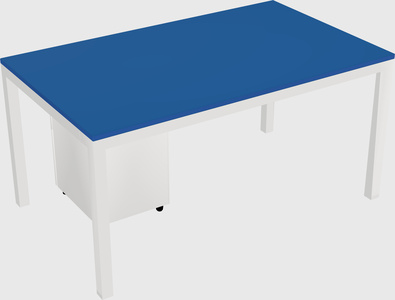 Rectangular desk