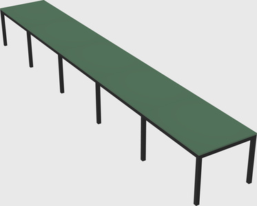 Rectangular desk