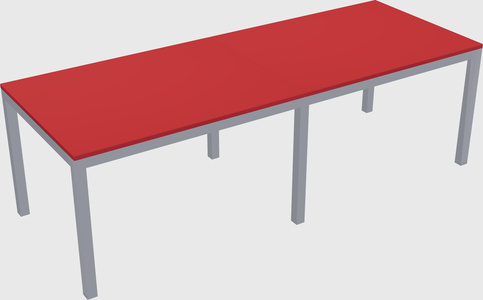 Rectangular desk