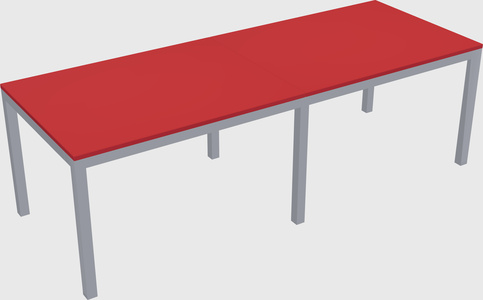 Rectangular desk