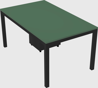 Rectangular desk