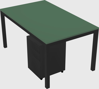 Rectangular desk