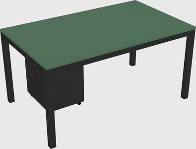 Rectangular desk