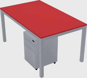 Rectangular desk