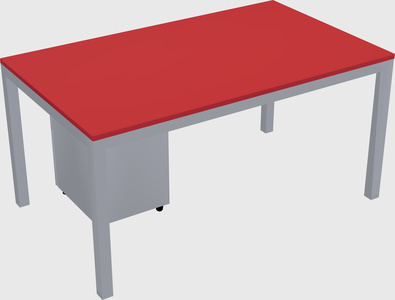 Rectangular desk