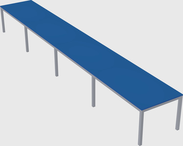 Rectangular desk
