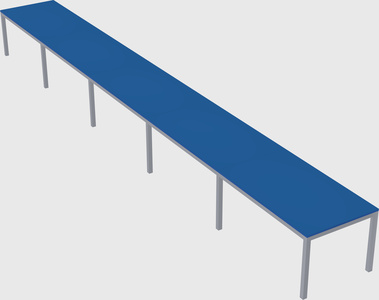 Rectangular desk